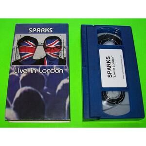 Sparks Live In London VHS Video Tape Concert New Wave Glam Rock 2001 Scarce USA